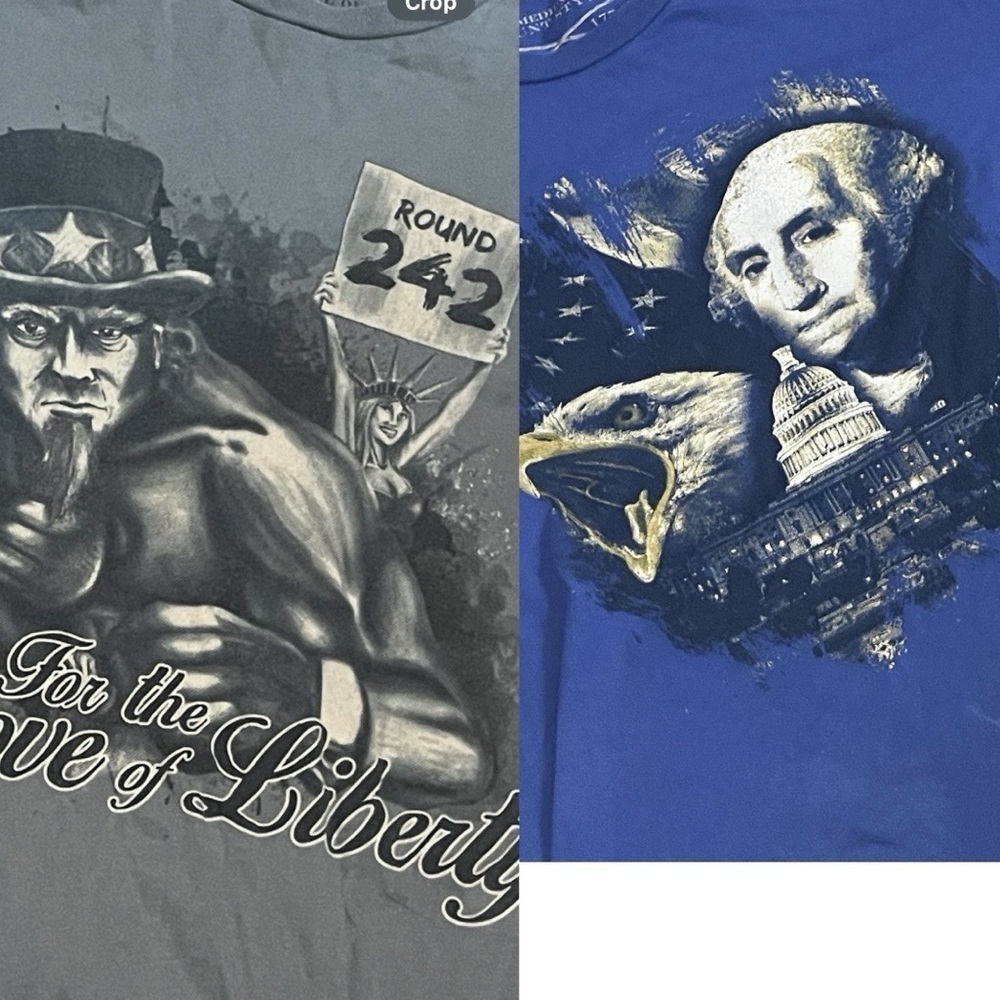 Grunt Style Liberty  T Shirt Bundle Size Medium